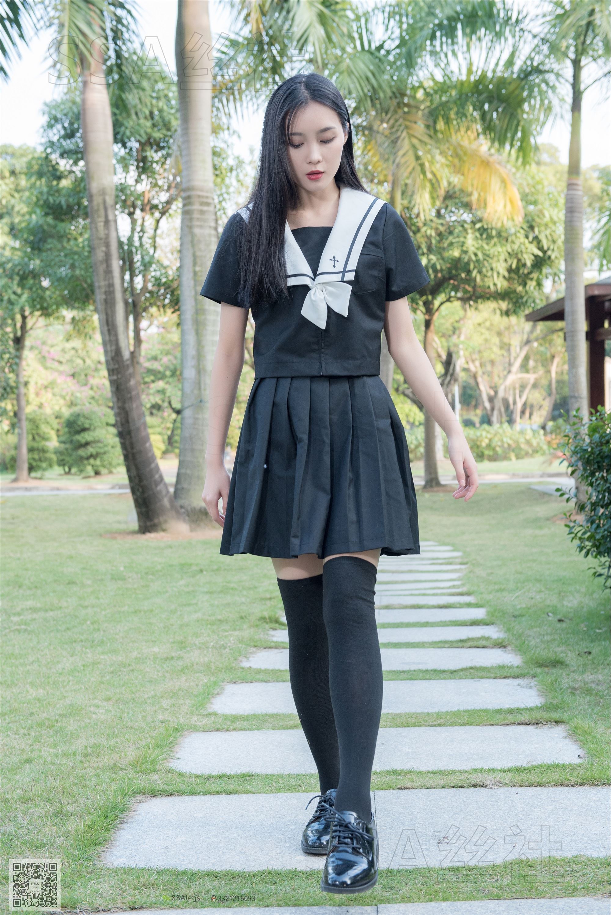 SSA丝社  NO.060 君君 JK制服游公园